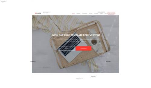 قالب وب سایت Union 