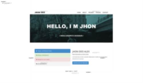 قالب وب سایت BS Resumae 