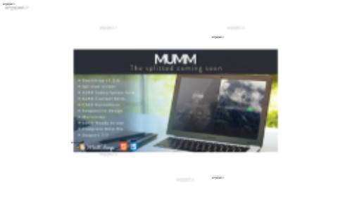 دانلود صفحه به زودی MUMM به صورت HTML