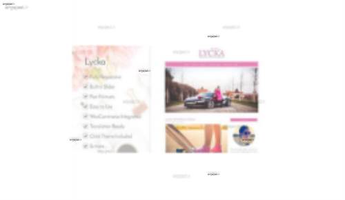 دانلود قالب شخصی و دخترونه Lycka برای وردپرس