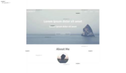 قالب وب سایت Serenity 