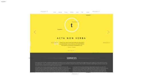 قالب وب سایت Essentia  قالب وب سایت Essentia