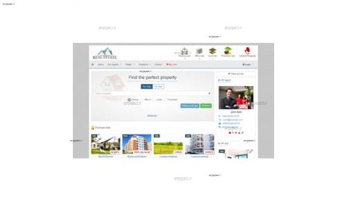 قالب مشاور املاك Xazak به صورت HTML