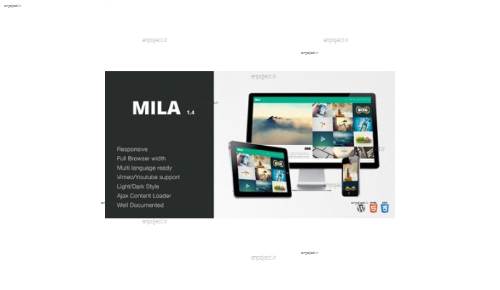 پوسته نمونه کارها Mila برای وردپرس نسخه 1.2 پوسته نمونه کارها Mila برای وردپرس نسخه 1.2