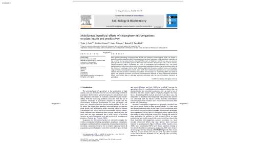 Multifaceted beneficial effects of rhizosphere microorganisms on plant health and productivity