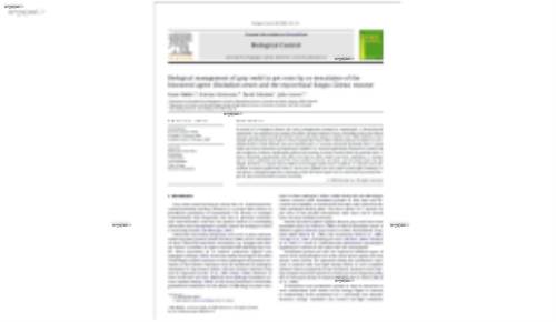 Biological management of gray mold in pot roses by co-inoculation of the biocontrol agent Ulocladium atrum and the mycorrhizal fungus Glomus mosseae