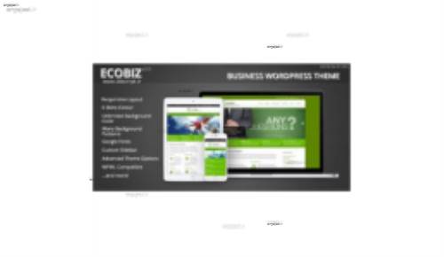 پوسته کسب و کار ECOBIZ برای وردپرس
