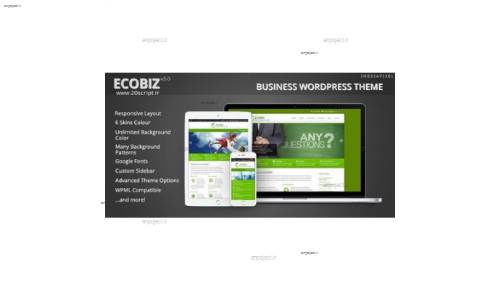 پوسته کسب و کار ECOBIZ برای وردپرس