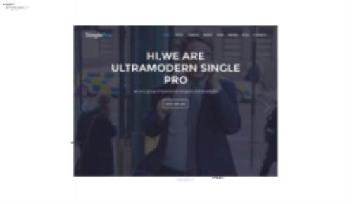 قالب وب سایت SinglePro 
