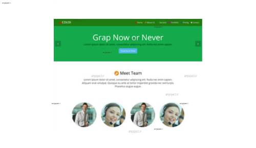 قالب وب سایت COLOI 