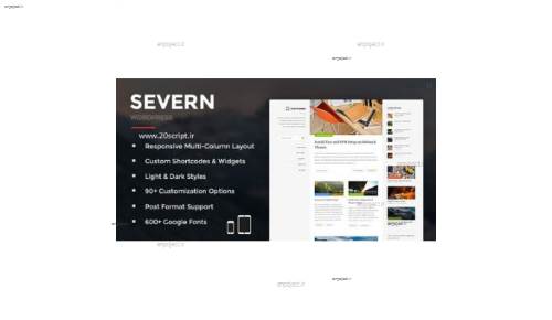 دانلود قالب وبلاگی Severn نسخه 3.1.0 برای وردپرس دانلود قالب وبلاگی Severn نسخه 3.1.0 برای وردپرس