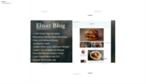 دانلود قالب وبلاگی Elnaz Blog برای وردپرس