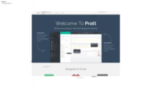 قالب وب سایت Pratt 
