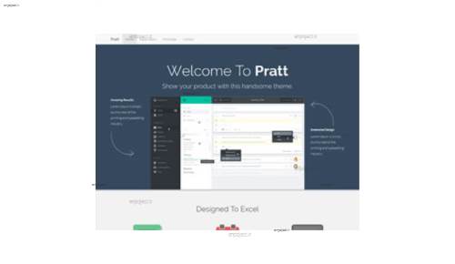 قالب وب سایت Pratt 