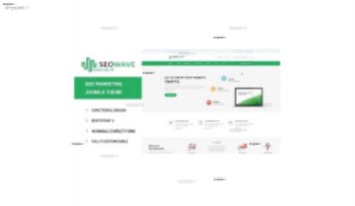 پوسته وب سایت خدمات سئو Seo Wave جوملا