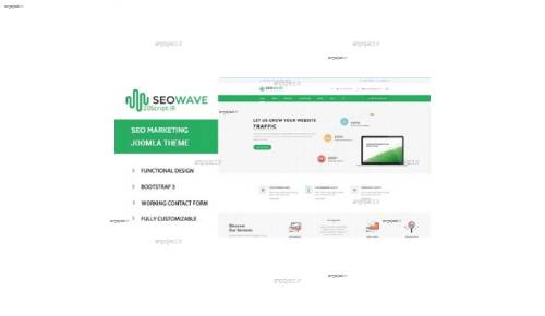 پوسته وب سایت خدمات سئو Seo Wave جوملا پوسته وب سایت خدمات سئو Seo Wave جوملا