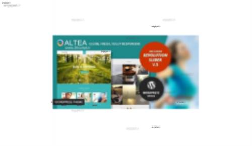 دانلود قالب وردپرس تک صفحه ای Altea نسخه 1.7