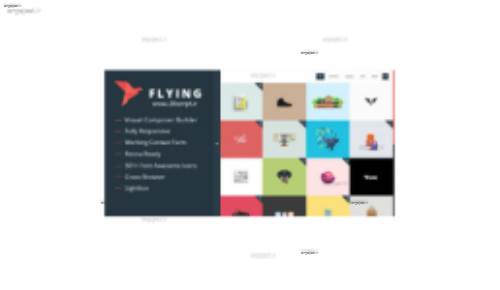 قالب وردپرس نمونه کار پرواز Flying