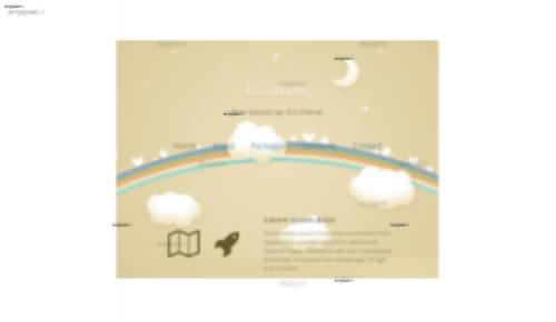 قالب وب سایت Rainbow 