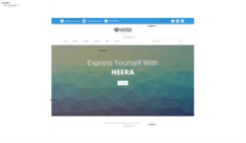 قالب وب سایت HEERA 