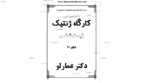 جزوه کارگاه استاد عمارلو جزوه کارگاه استاد عمارلو