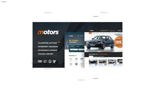 دانلود قالب چندمنظوره و فروش خودرو Motors برای وردرپرس