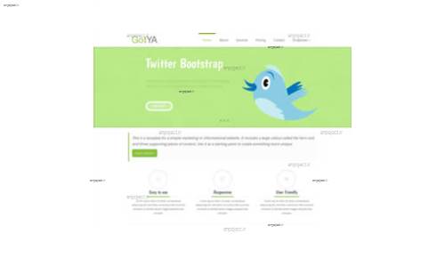 قالب وب سایت GotYA  قالب وب سایت GotYA