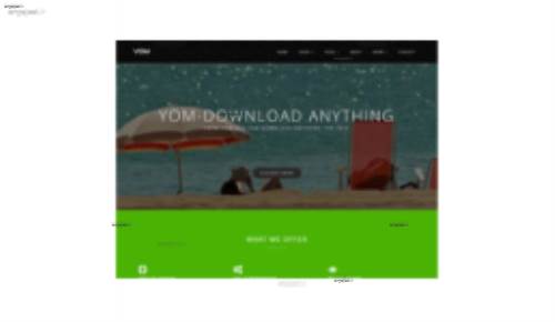 قالب وب سایت Yom 