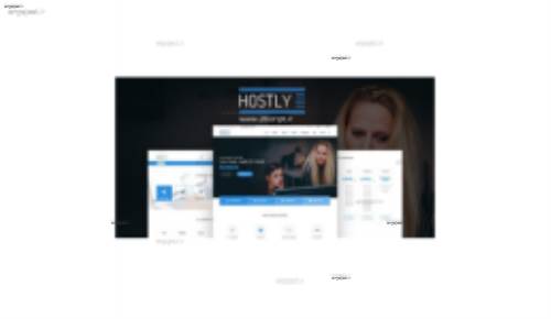 قالب HTML میزبانی هاستینگ HOSTLY
