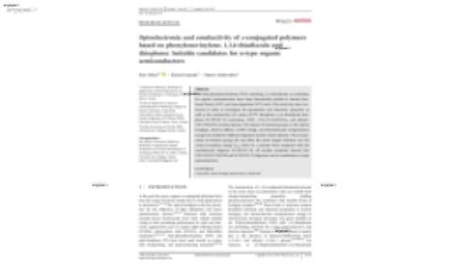 Optoelectronic and conductivity of ᴫ‐conjugated polymers based on phenylenevinylene, 1,3,4‐thiadiazole and thiophene: Suitable candidates for n‐type organic semiconductors