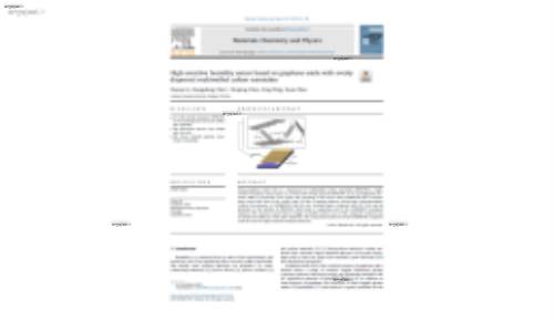 High-sensitive humidity sensor based on graphene oxide with evenly dispersed multiwalled carbon nanotubes
