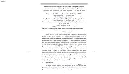 Silicone copolymers bearing reactive vinyl and hydride functionalities: synthesis, characterisation and particulate composite thereof for specialty applications