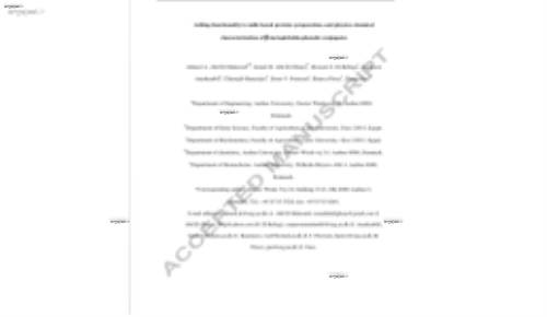 Adding functionality to milk-based protein: preparation, and physico-chemical characterization of b-lactoglobulin-phenolic conjugates