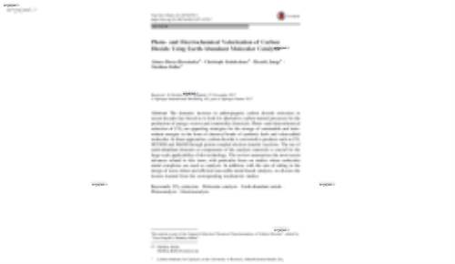 Photo- and Electrochemical Valorization of Carbon Dioxide Using Earth-Abundant Molecular Catalysts
