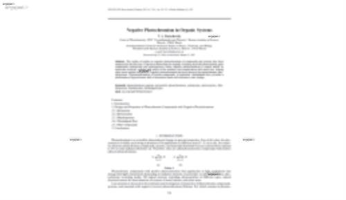 Negative Photochromism in Organic Systems