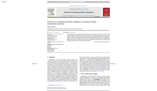 From oxo to carbonyl and arene complexes; A journey through technetium chemistry