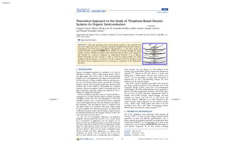 Theoretical Approach to the Study of Thiophene-Based Discotic Systems As Organic Semiconductors