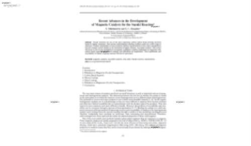 Recent Advances in the Development of Magnetic Catalysts for the Suzuki Reaction1