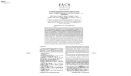 p-Channel Organic Semiconductors Based on Hybrid Acene-Thiophene Molecules for Thin-Film Transistor Applications