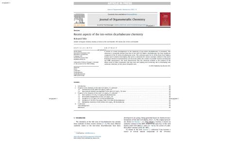 Recent aspects of the ten-vertex dicarbaborane chemistry
