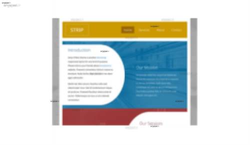 قالب وب سایت Strip 