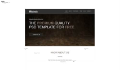 قالب وب سایت Mairala 