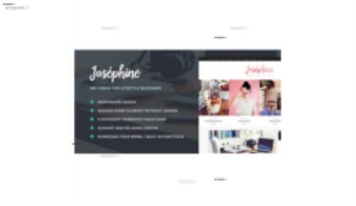 پوسته وبلاگ نویسی Josephine نسخه 1.1.1 برای وردپرس
