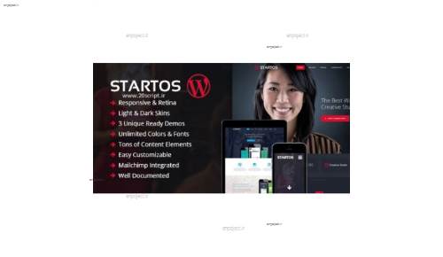 قالب صفحه دانلود App با Startos برای وردپرس قالب صفحه دانلود App با Startos برای وردپرس