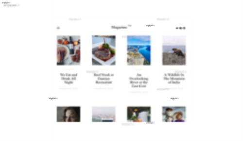 قالب وب سایت Magazine 