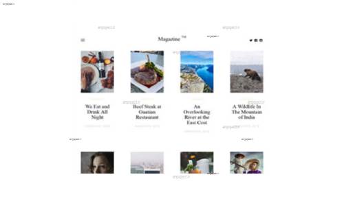 قالب وب سایت Magazine 