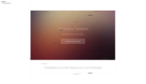 قالب وب سایت Tessellate 