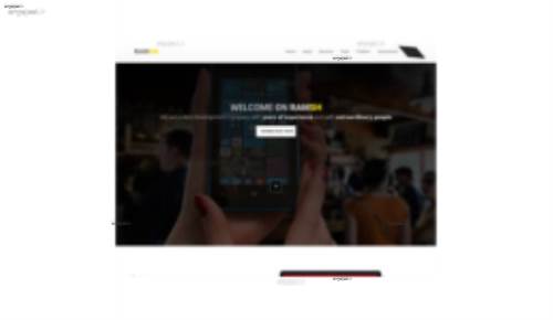 قالب وب سایت Ramsh V1.1 