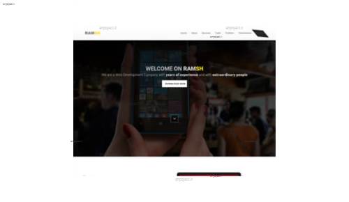 قالب وب سایت Ramsh V1.1  قالب وب سایت Ramsh V1.1