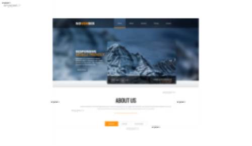 قالب وب سایت November 